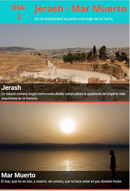 Un día en jerash y mar muerto