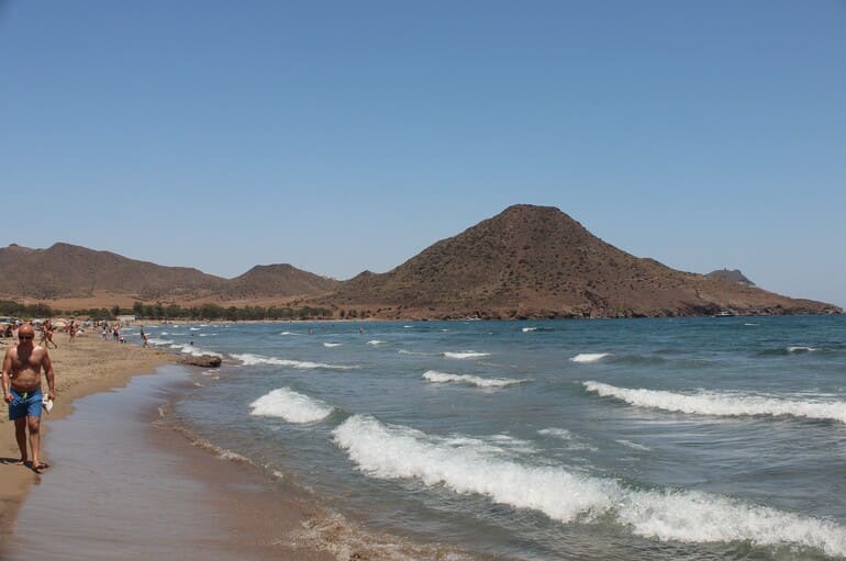 Playas poniente Cabo de gata